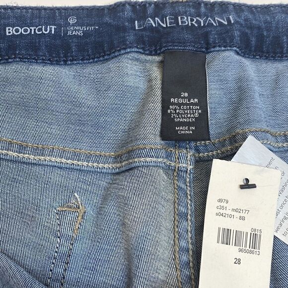 LANE BRYANT Genius Fit Bootcut Jeans Plus Size 28 NWT - Picture 5 of 8